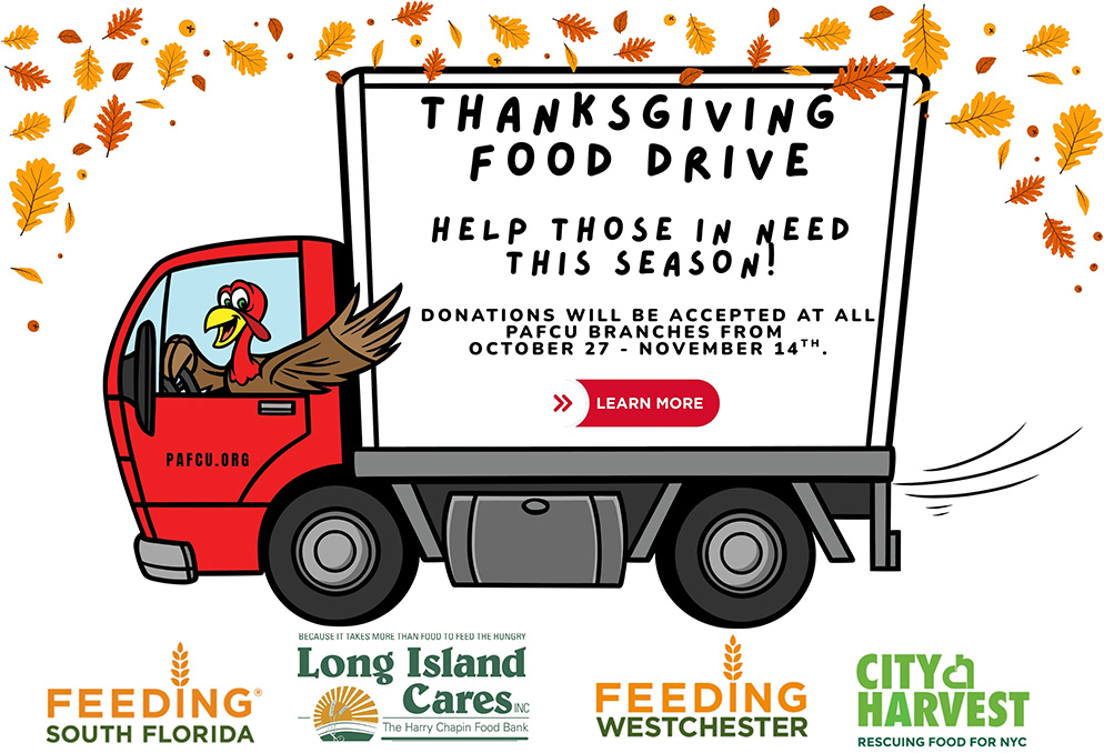 PAFCU's Holiday Food Drive
